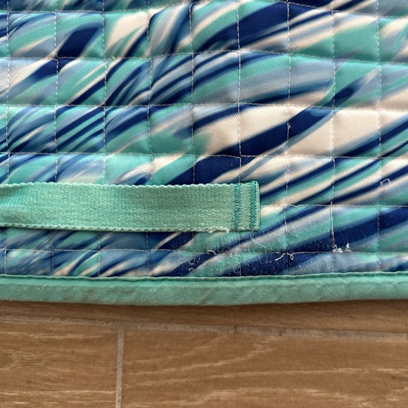 Dover saddlery all purpose saddle pad, blue turquoise, mild wear, equestrian - Picture 2 of 4